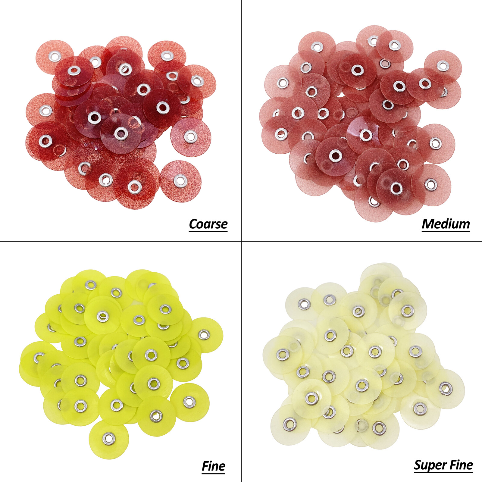 Dental Composite Finishing Polishing Discs SOFLEX 14mm /Mandrel