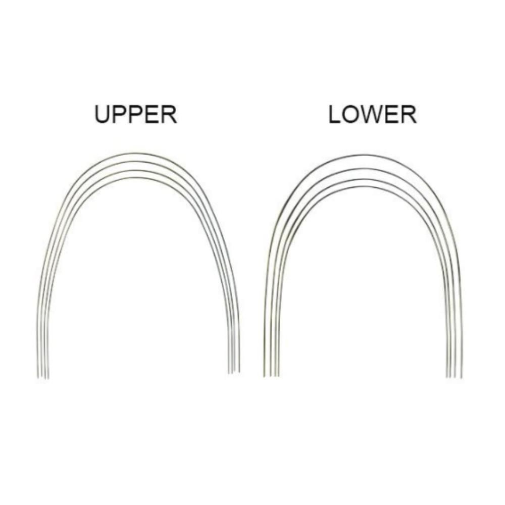 Fox Niti Preformed Wire Ovoidform (Pack of 10 Pcs)