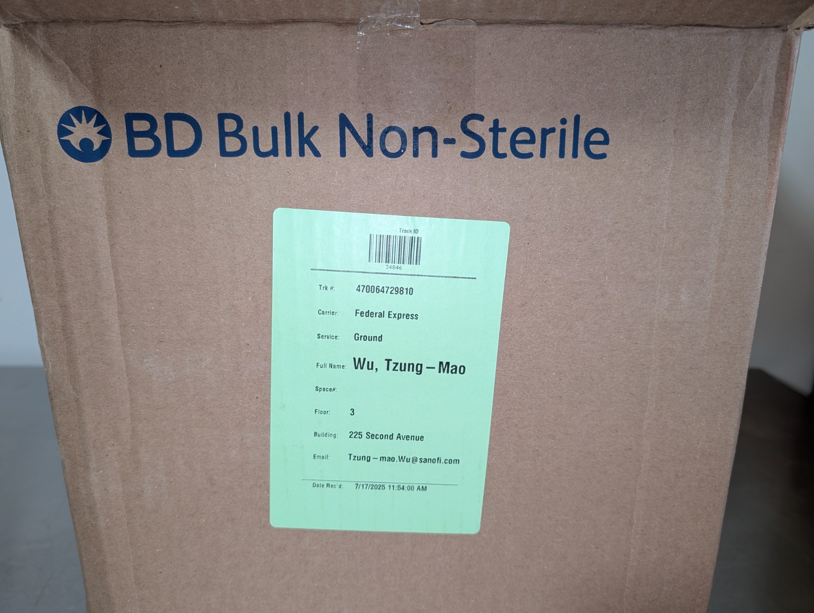 BD 301029 10mL Luer-Lok / QTY 850