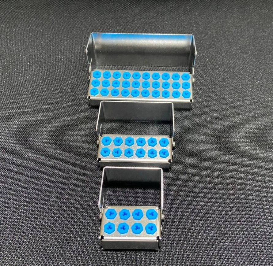 Dental Implant Drills Organizer Holder Sterilization Case Bur Block 8/12/30 Hole