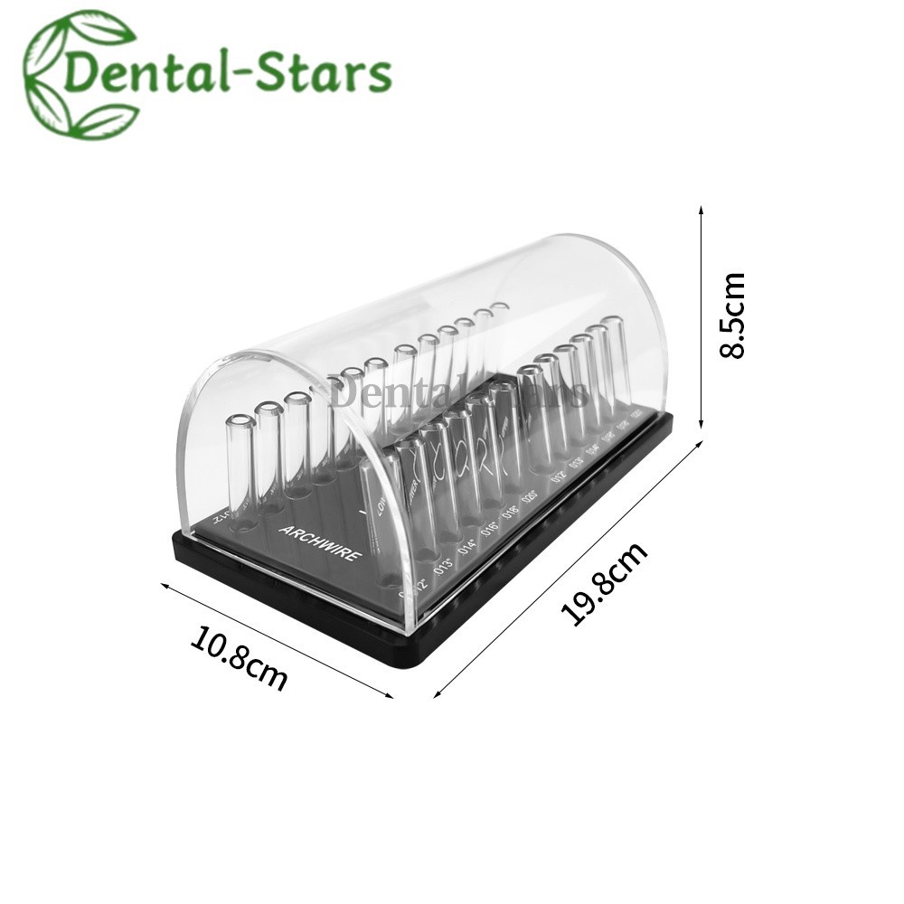 1x Dental Orthodontic Arch Wire Holder Power Chian Acrylic Organizer Storage Box
