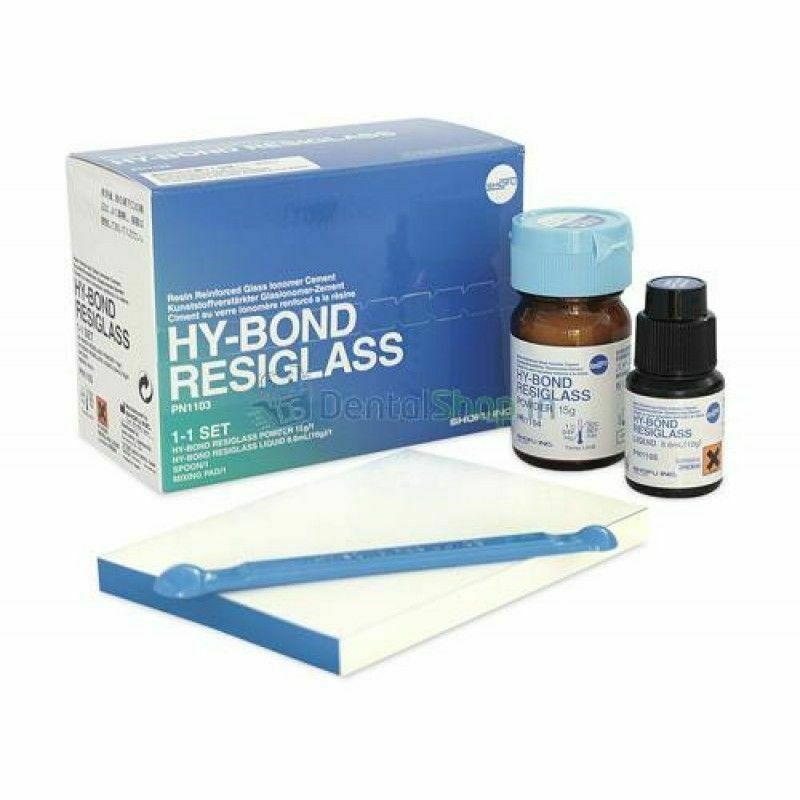 5X Shofu Hy-Bond Resiglass Resin Modified Glass Ionomer Dental Cement FS
