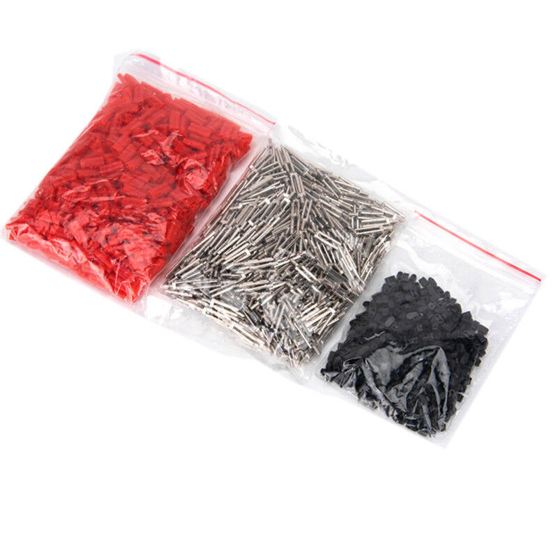 Dental Master Twin Double II Pins&Plastic Sleeves Dental Lab Supply 500 Pcs