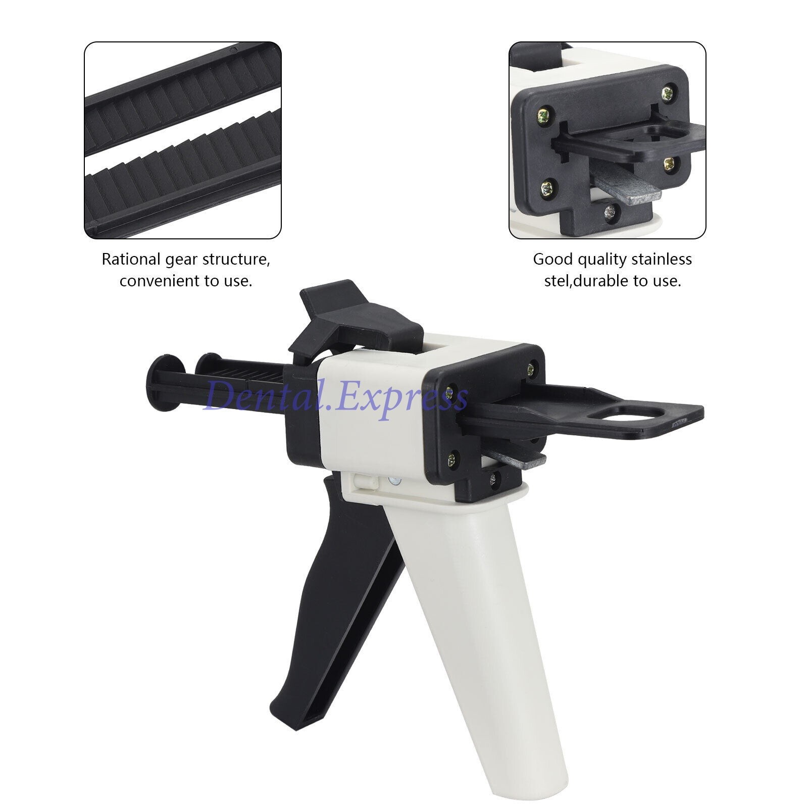 Dental Impression Universal Cartridge Dispenser Delivery Gun 1:1 2:1 4:1 10:1