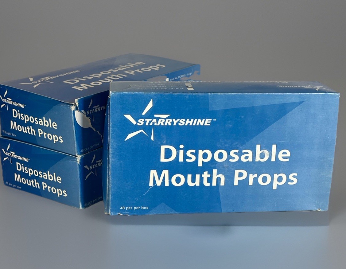 Starryshine Disposable Mouth Props Medium MOPROM 144pcs (3×48) Dental Supply