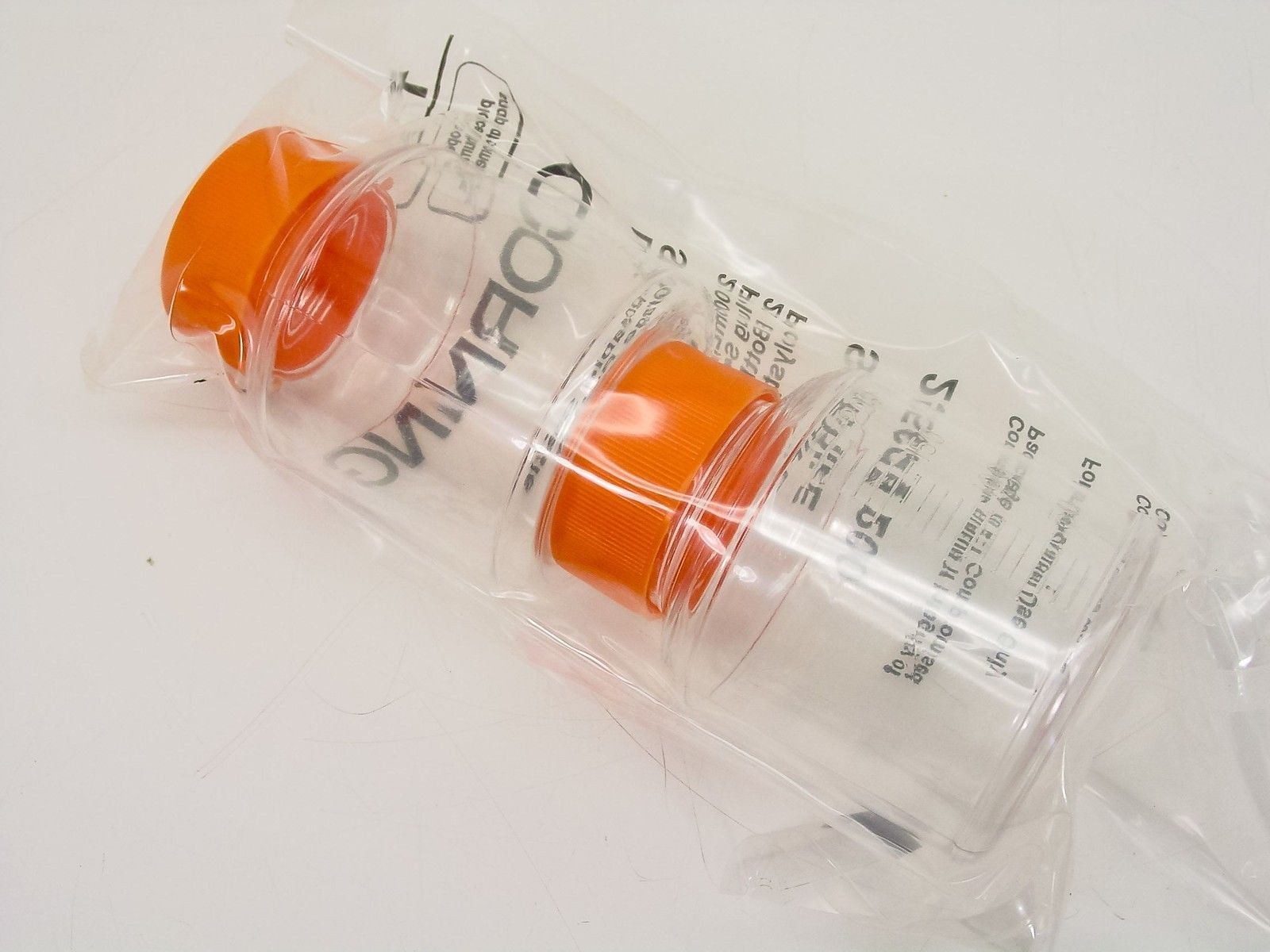 Corning 25625-200 Disposable Sterile Storage Bottles 200mL Plug Seal Cap Pair