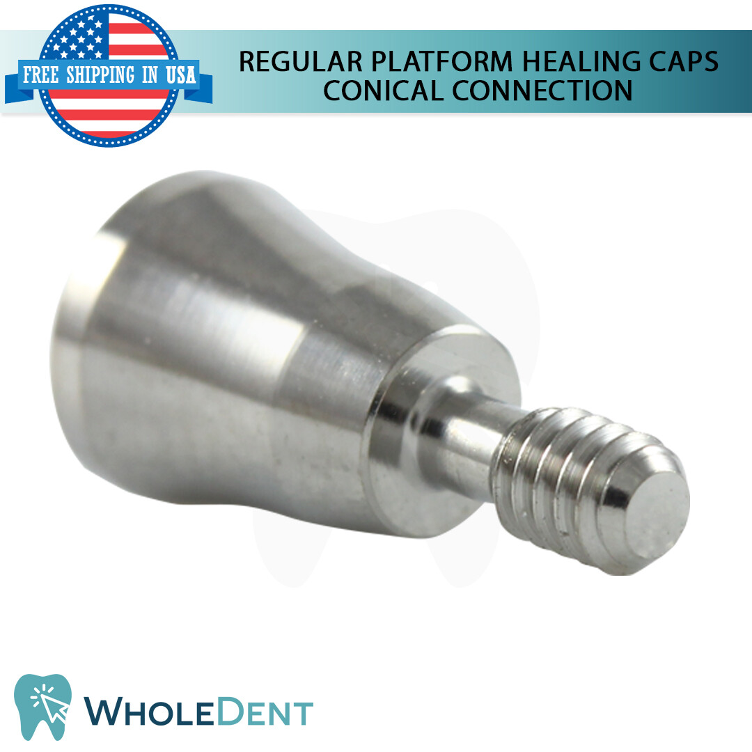X1 RP Conical Connection Healing Caps Titanium Dental Abutment Ø4.5mm