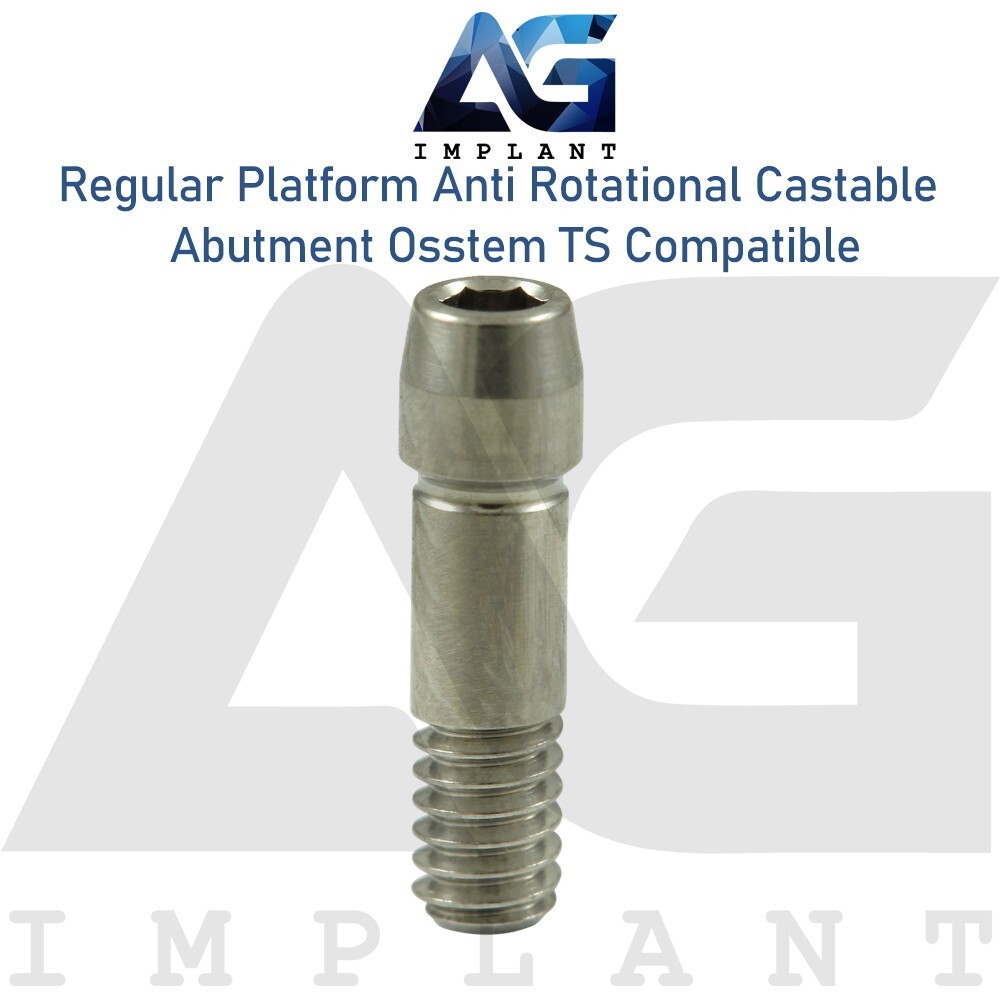 5 Anti Rotational Castable Abtment 2.5mm Fit Regular Platform 0sstem® TS