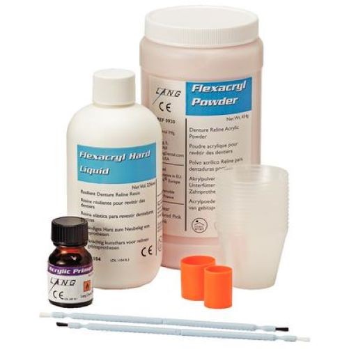 Flexacryl Hard – Fibered Pink, Reline Acrylic, Pound Package: 454 Gm. Powder