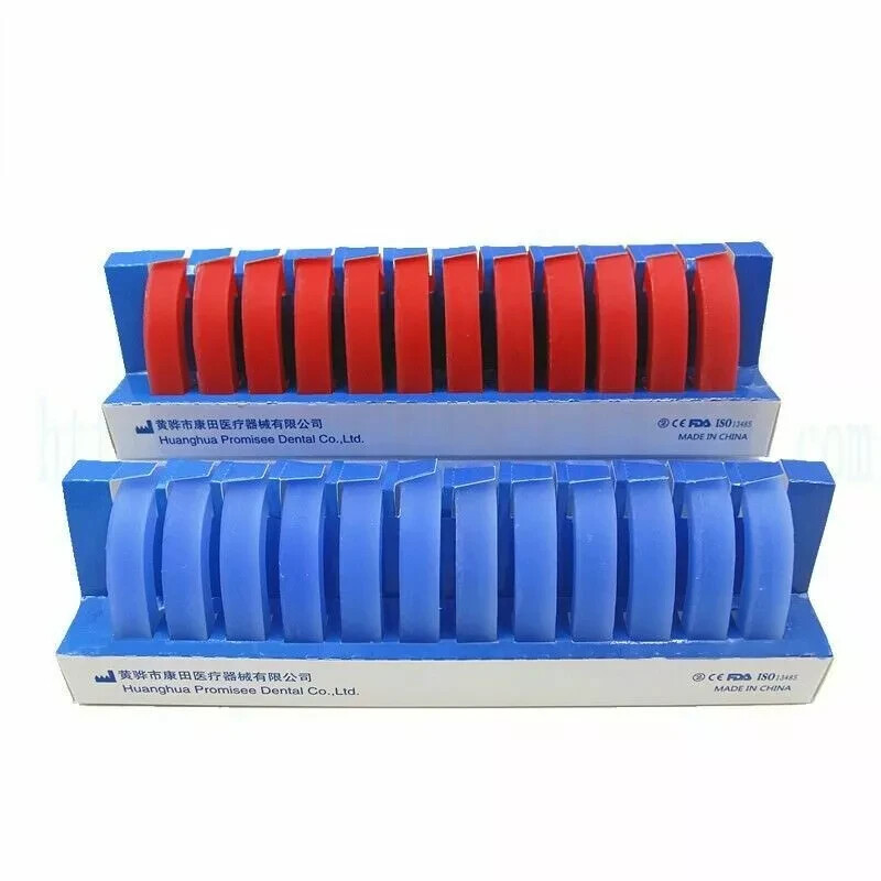 12 Pcs/Pack Dental Preformed Laboratory Bite Block Wax Base Block Wax Occlusal