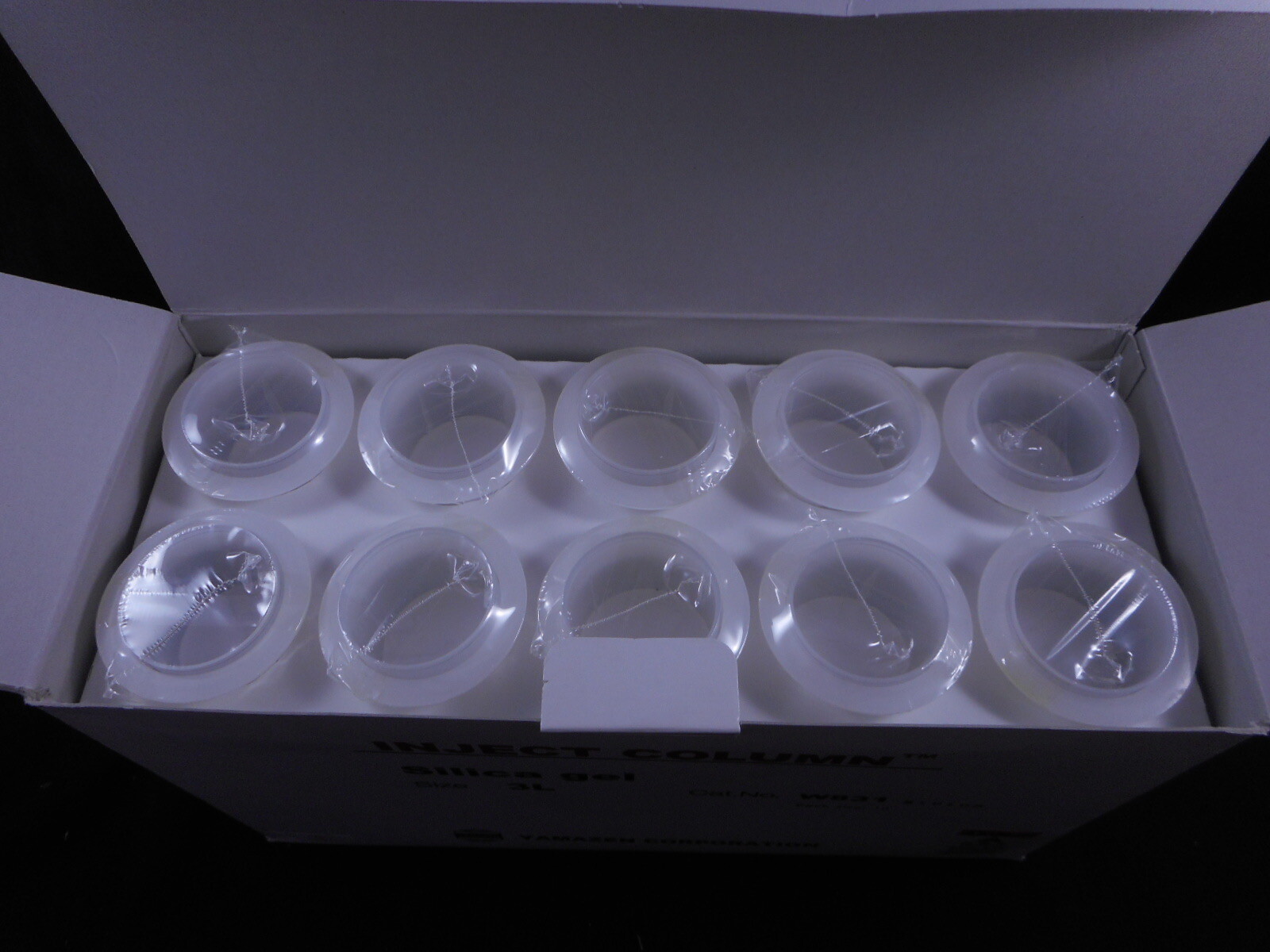YAMAZEN CO. 3L Inject Chromatography Column Silica Gel W831 10/Pack