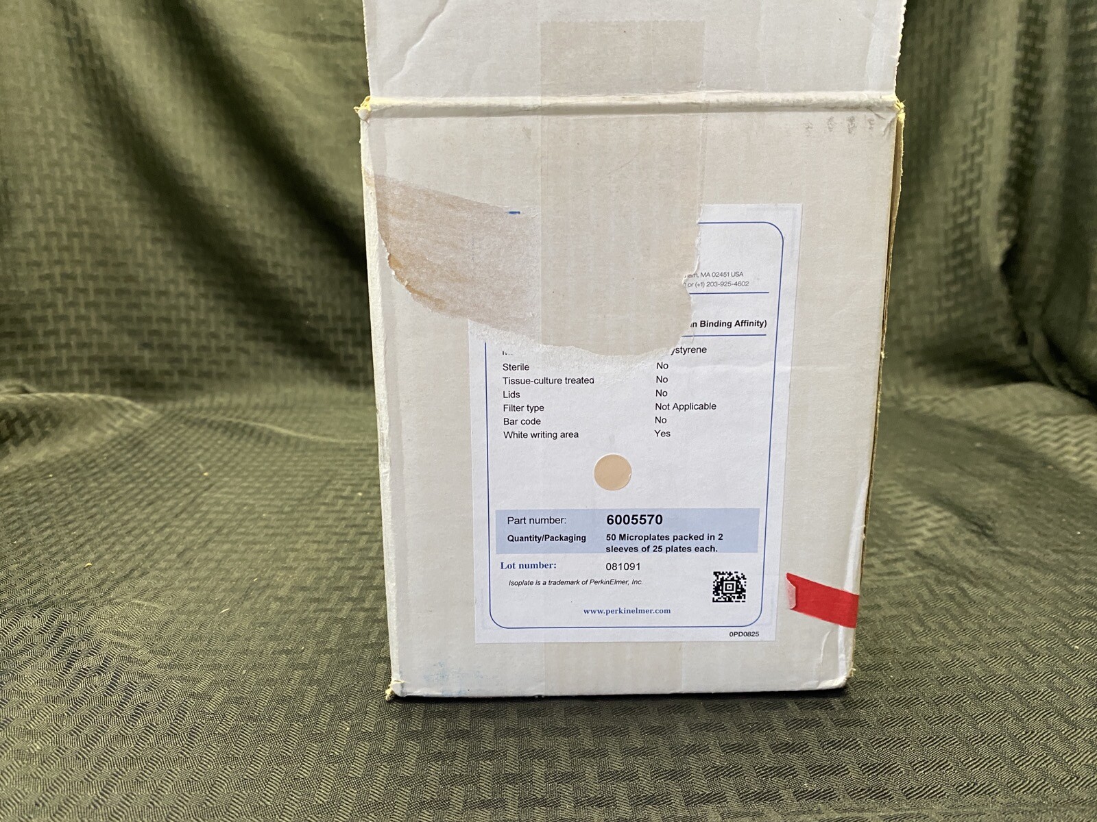 (50) PerkinElmer PS High Binding Black Isoplate 96 Well Plates 6005570