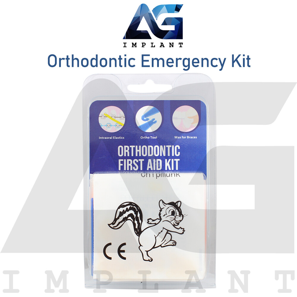 Orthodontic Emergency Kit Elastics Rubber Bands Wax Home Use First Aid Dental