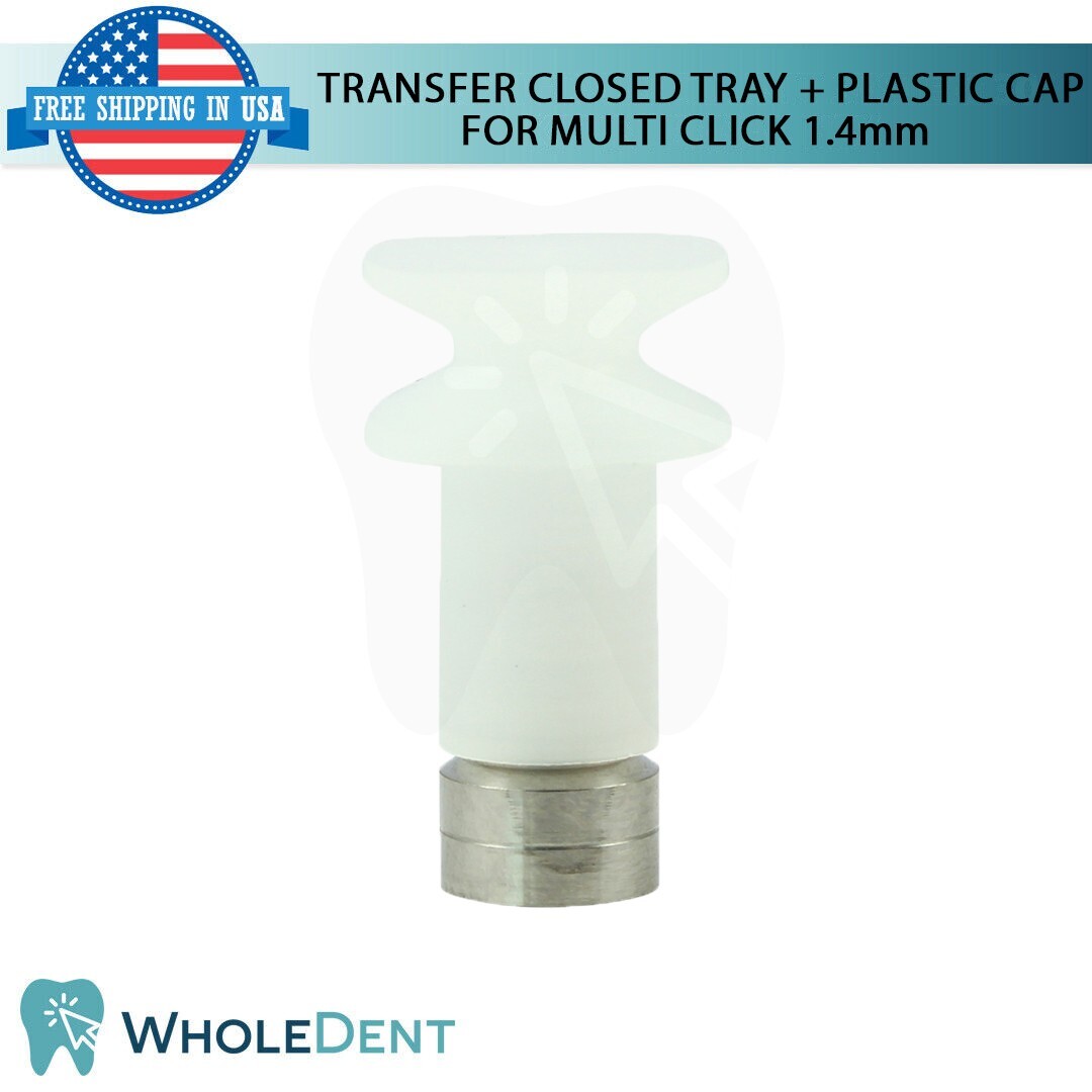 1X Impression Coping Closed Tray Transfer For Multi Unit 1.4mm System Abutment