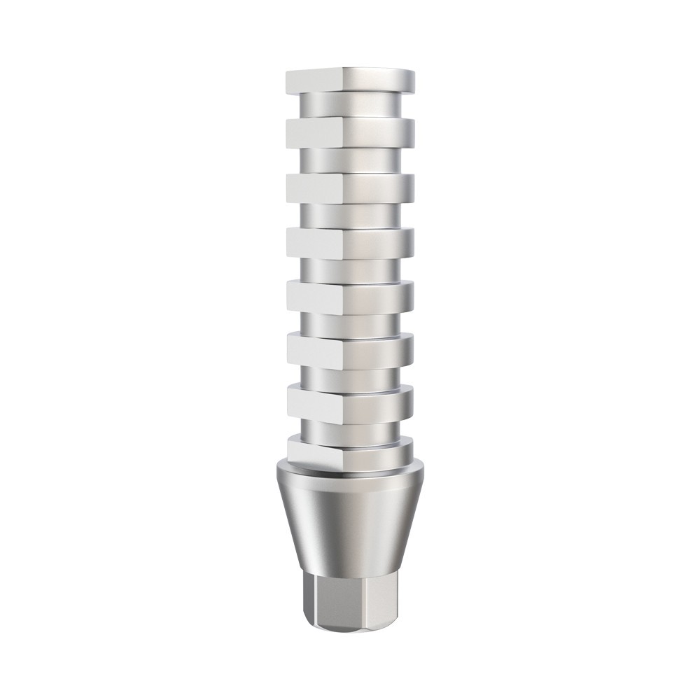 1pcs Temporary Straight Titanium Abutment With Screw Conical Connection NP