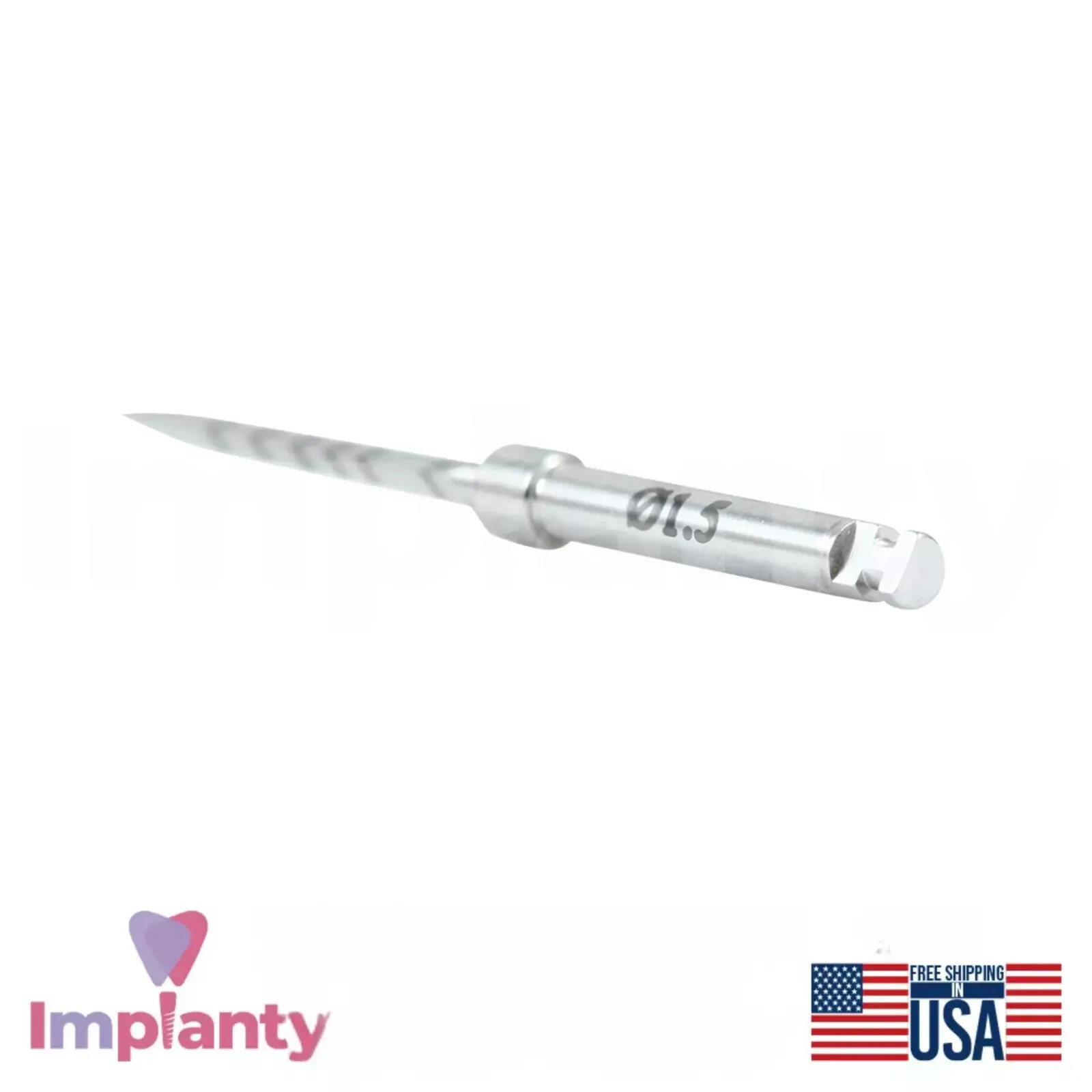 2x Dental Marking Lance Pilot Drill Ø1.2mm+Ø1.5mm Stainless Steel Dentistry