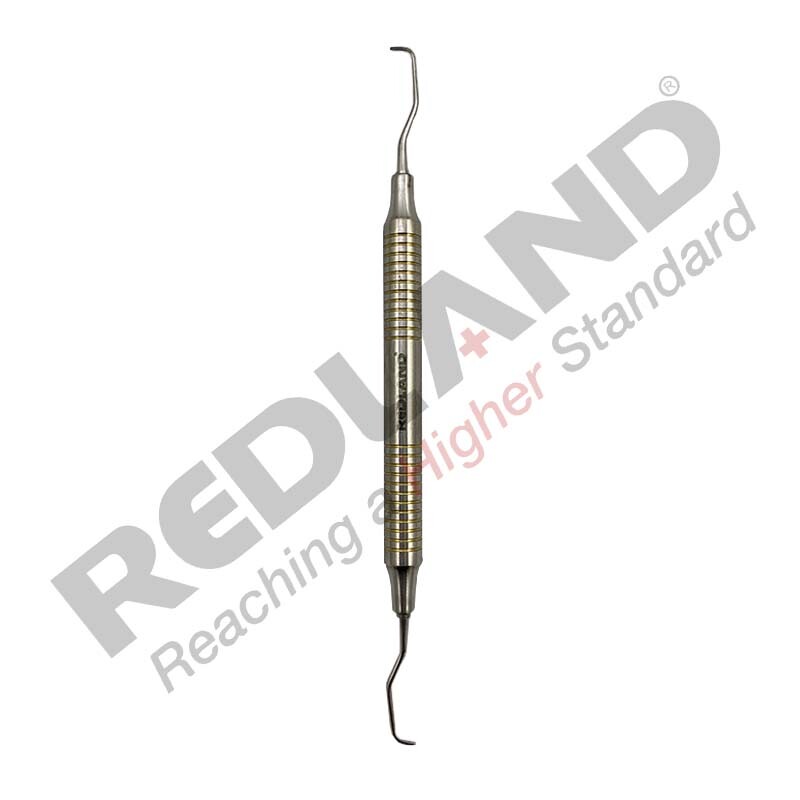 Redland Dental Hygienist Scaler Curettes Autoclavable Cassette (7 Pc) Gold Line