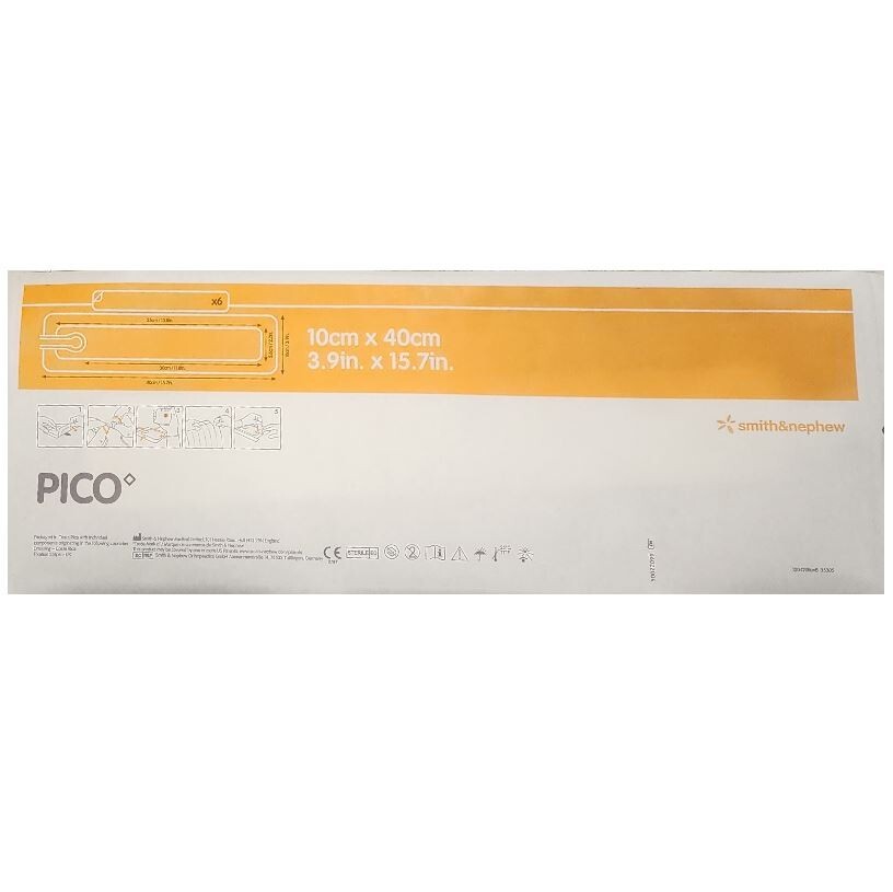 *3-Boxes* Smith & Nephew Pico 7 Wound Therapy 3.9″ x 15.7″ System 66022004