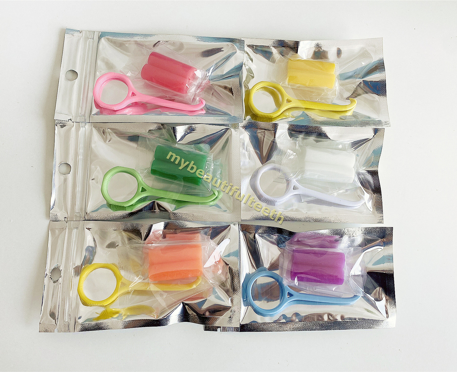 30Pack Dental Aligner Chewies Clear Retainer Tray Retainer Seater Retriever Take