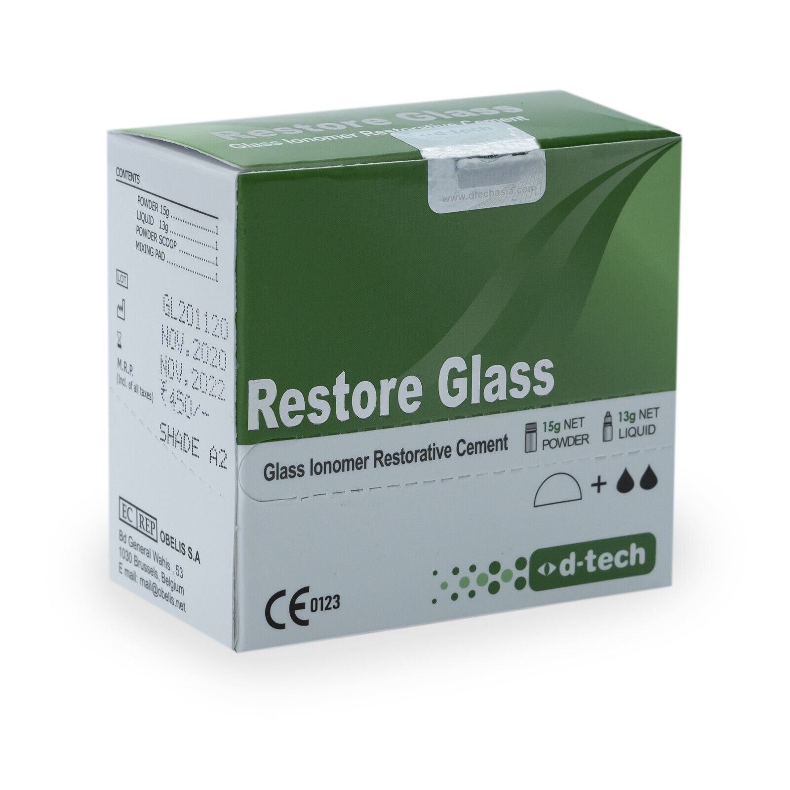 D-Tech Restore Glass Ionomer Restorative Cement with Exp 2027-02 (Free Ship)