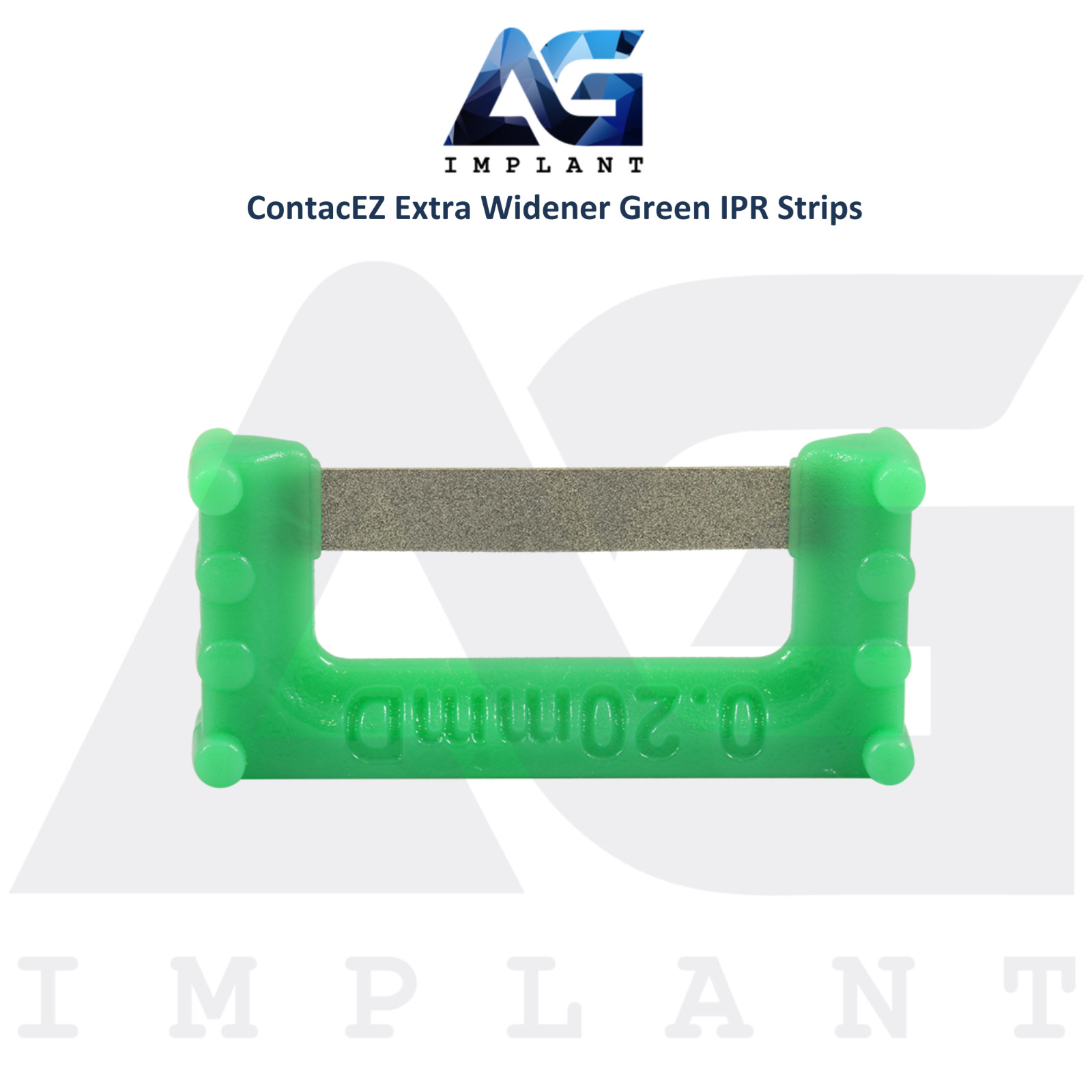 Extra Widener Double Sided Diamond Coated Green IPR Strips Set Coarse Grit