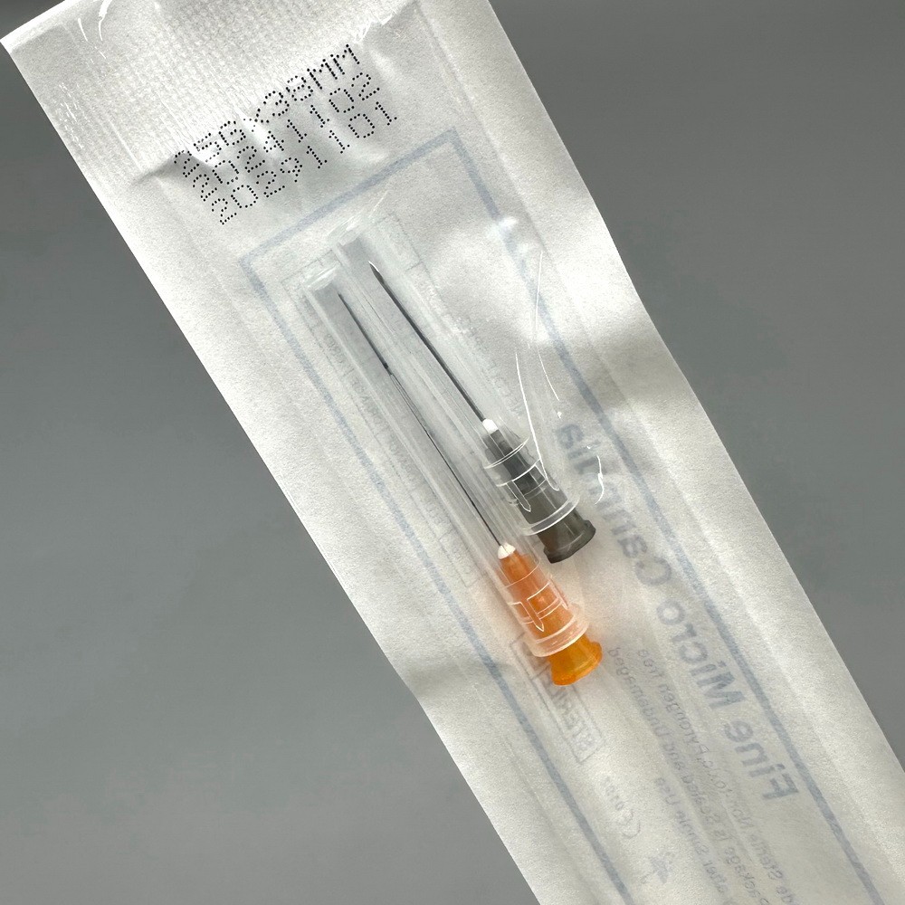 25G*38mm Disposable Hypodermic Fill Needle Canula Micro Blunt Tip Filter