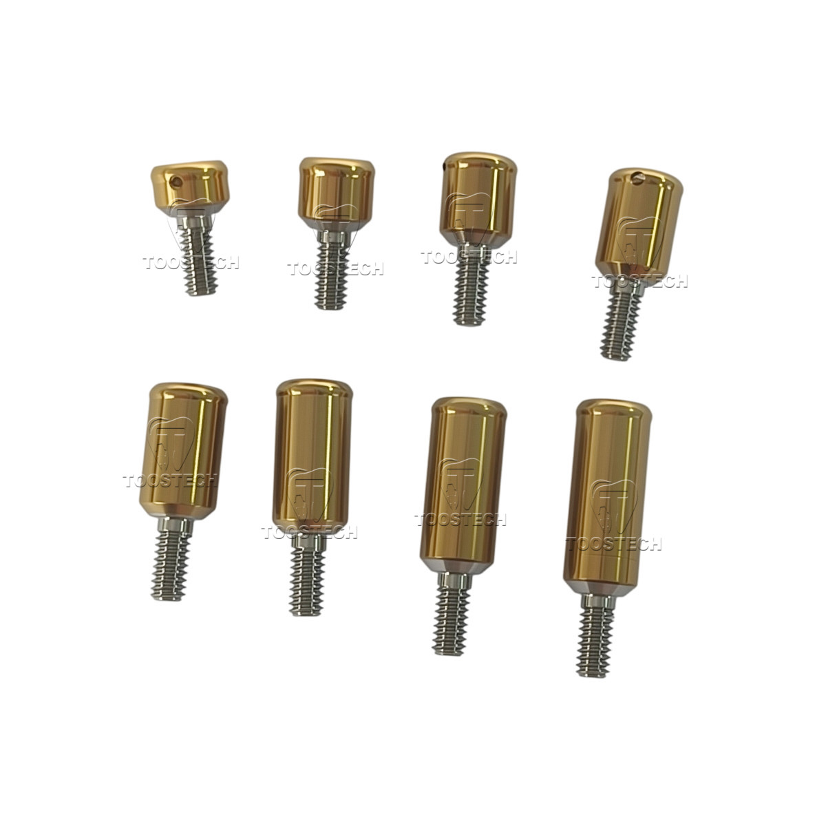 Overdenture locator Abutment fits to Zimmer Tapered Screw-vent 3.5 GH0.5~7.5mm