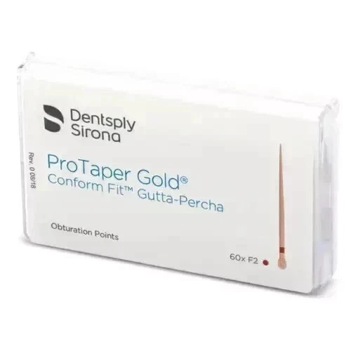 Protaper Gold Conform Fit Gutta-Percha Points by Dentsply (All sizes) (60/pack