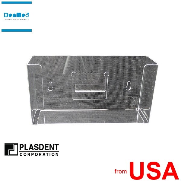 PLASDENT Tissue Box Dispenser CLEAR For (4.75in W x 9in L x 3.5in H) B 001-1310H