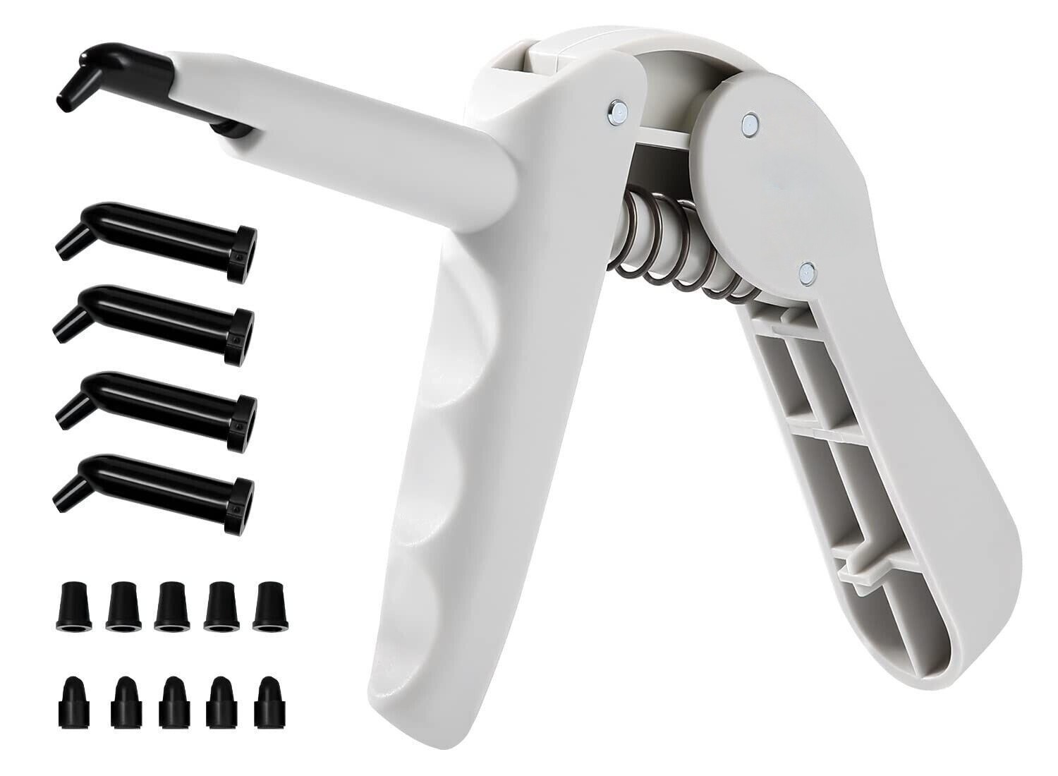 Dental Composite Gun Syringe Dispenser Delivery Applicator Cartridge Tips Caps