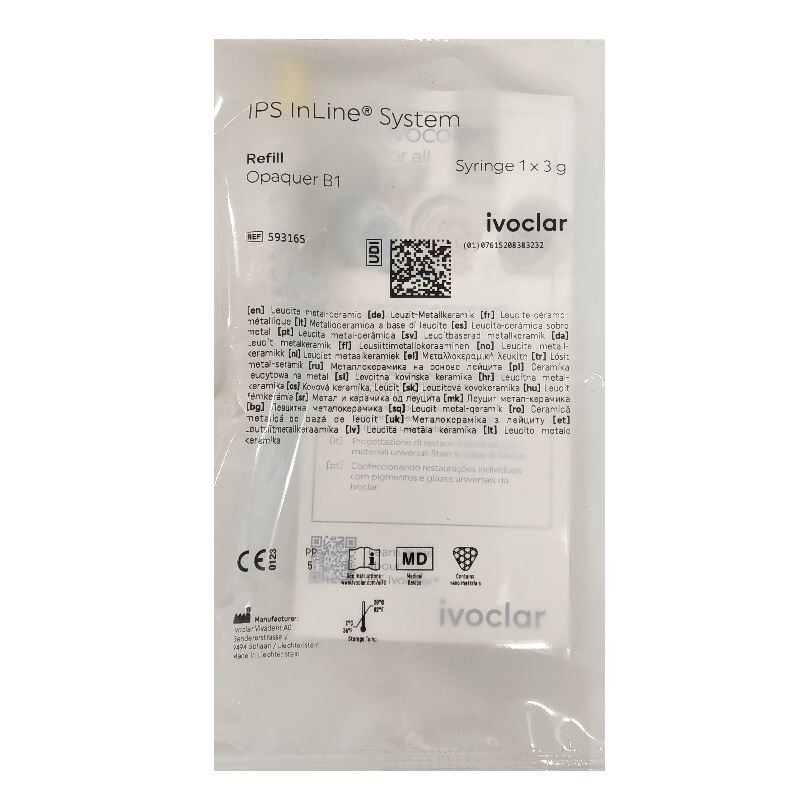 *1-Pack* Ivoclar Vivadent IPS InLine Opaquer B1 System A-D 3g Refill 593165