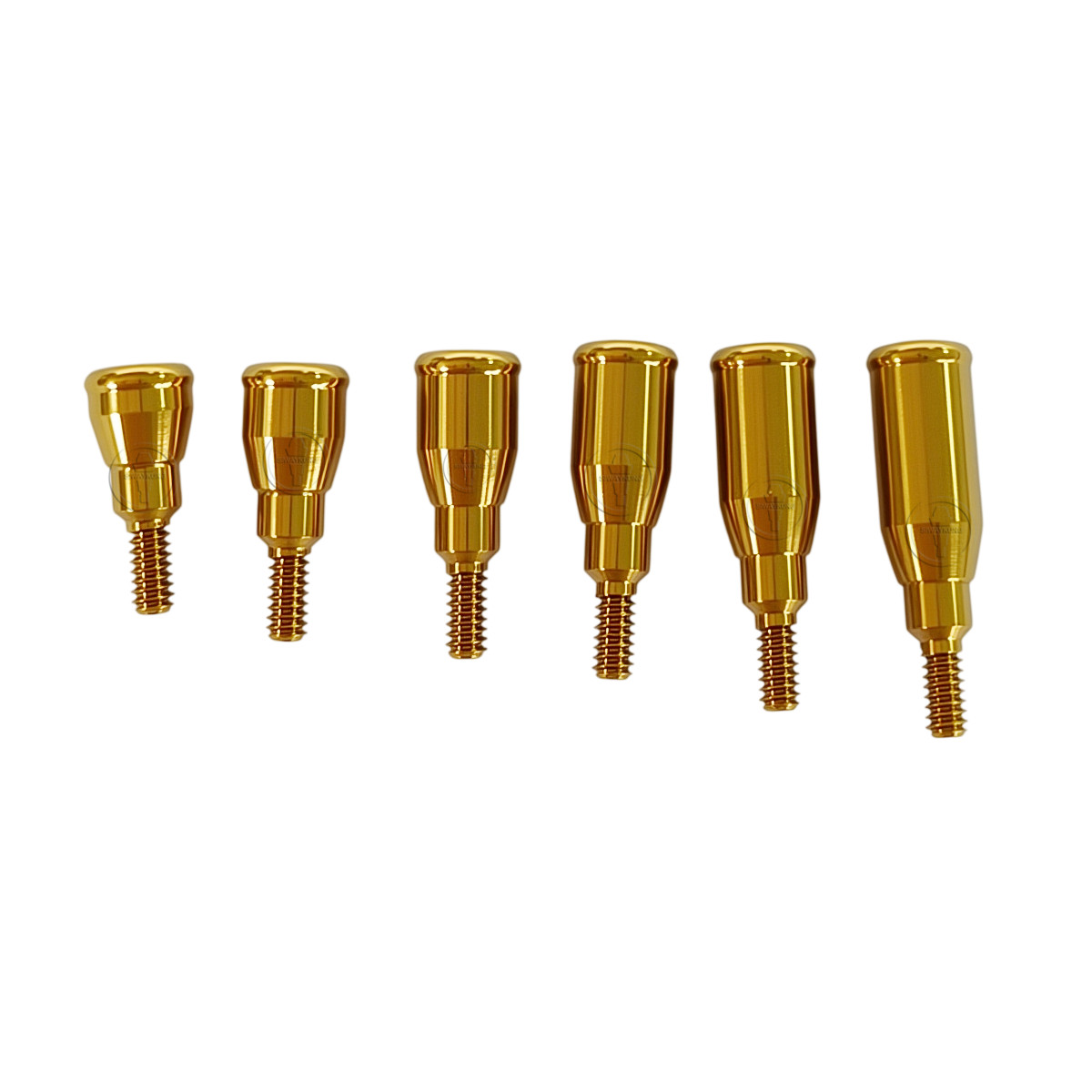 Locator abutment Male caps kit fit to Megagen Blue Diamond RC GH1-6