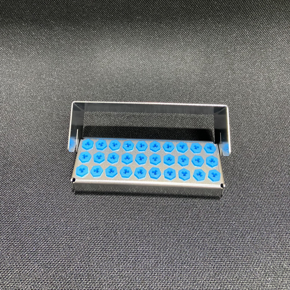 Dental Implant Drills Organizer Holder Sterilization Case Bur Block 8/12/30 Hole