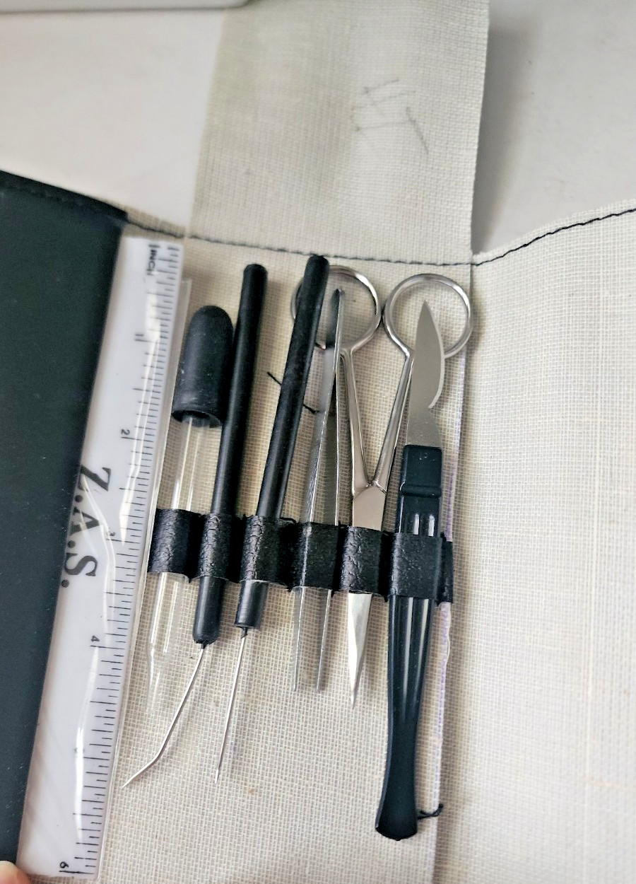 Z.A.S. Scientific Dissection Tool Kit USA Italy Black Trifold Case 7pc unused