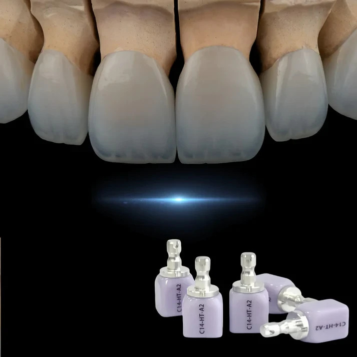 US Dental C14 Glass Ceramic Blocks CAD CAM Block HT LT Fits Sirona Roland MCXL