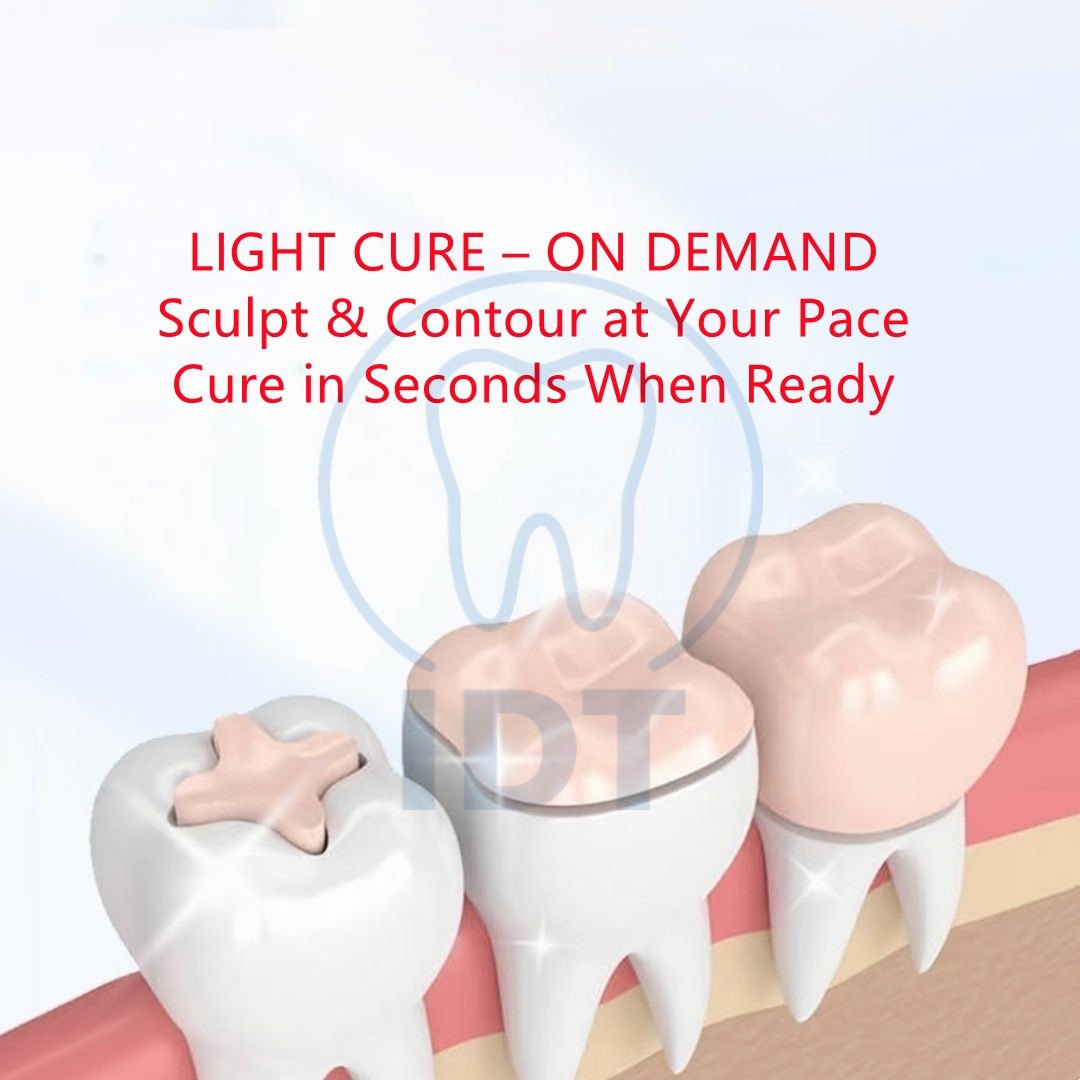 Guanya Light Cure Temporary Crown Resin, Dental Lab Composite