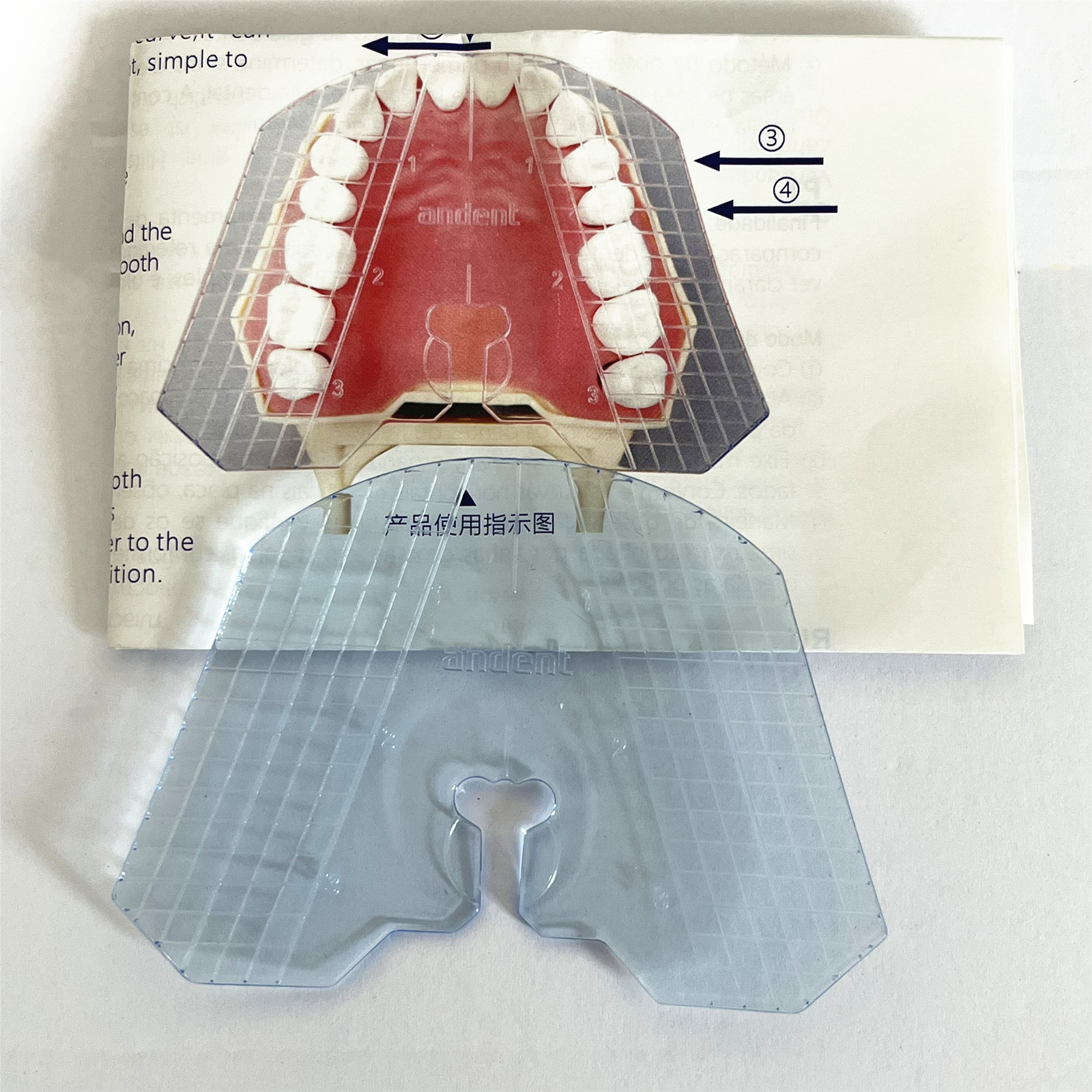 1-10Kit Dental Guide Template Plate For Complete Denture False Teeth Articulator