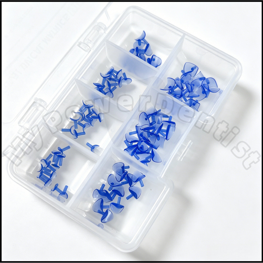 Composite Gingival Retractor Matrices-Dental Cervical Matrix Blue Transparent
