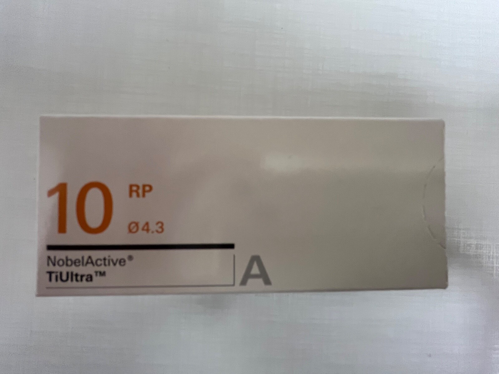 NobelActive TiUltra Dental Implant RP 4.3x10mm