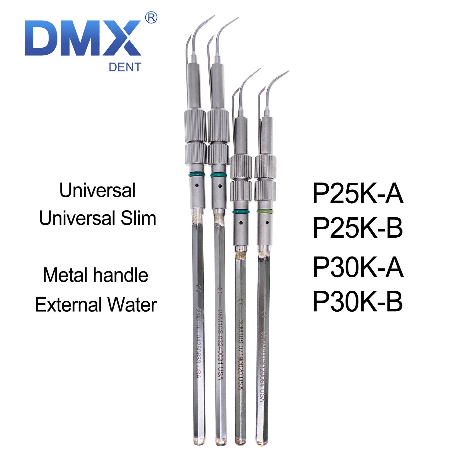 Dental Ultrasonic 25k/30k Slim Series Cavitron Dental Inserts Tips Fit EMS/ART