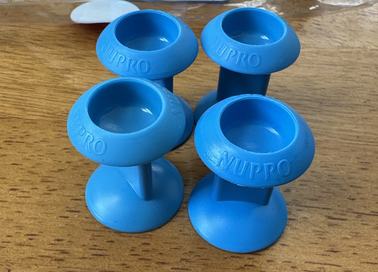 Nupro Dental Hygiene Prophy Paste Cup Grips/Holders Lot of 4