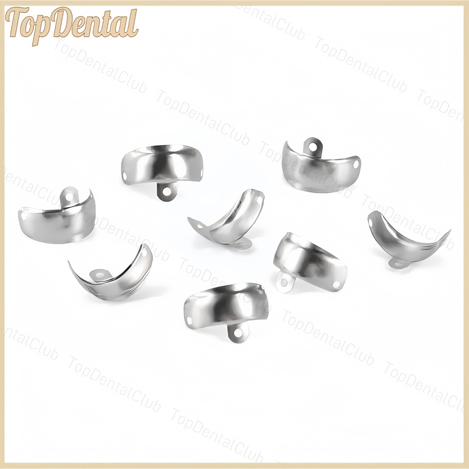 4 Size Dental Matrix Bands Titanium Sectional Contoured Clamp Rings Matrices