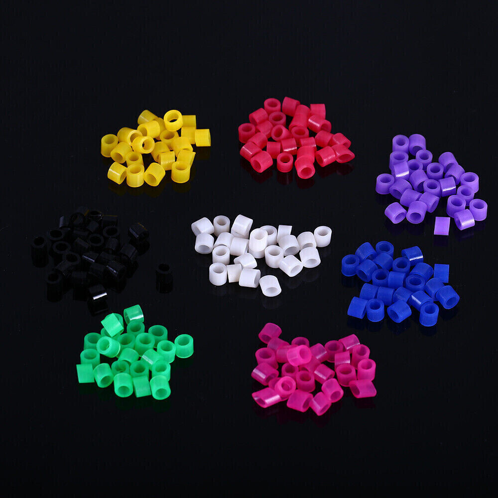 5 Box Dental Hygienist Autoclavable Silicone Rubber 8 Colors Mixed Assorted Ring