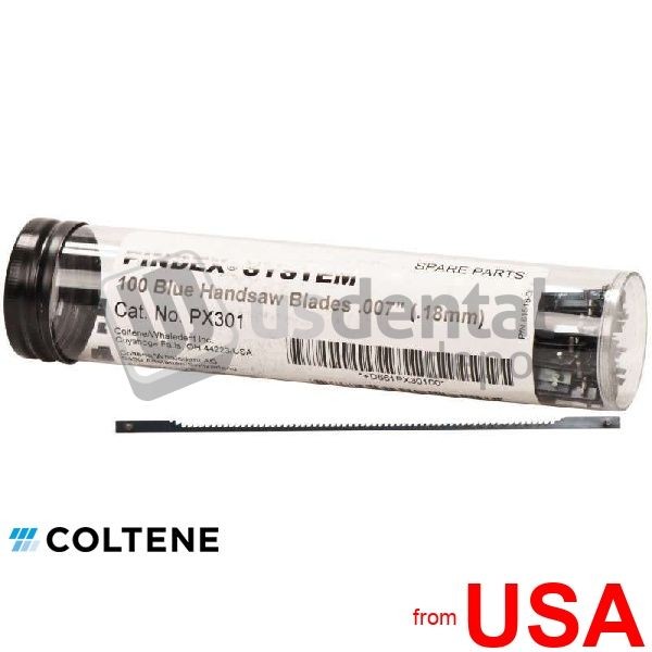 COLTENE PX202 Saw blades 5in long , .010” (.25mm) 12 pcs 470766