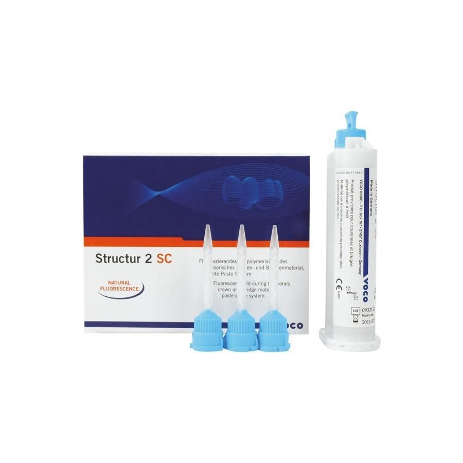 Voco Structur 2 SC Self-Curing Temporary Crown & Bridge Material Cartridge 75g