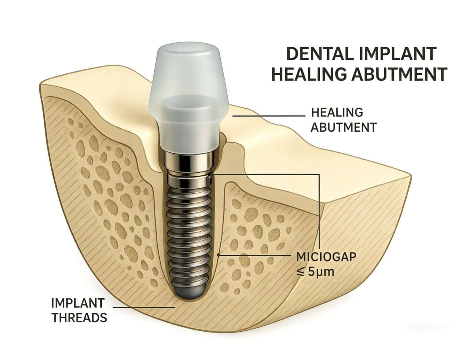 US Hiossen ET Dental Prosthetics Titanium All Implant Abutments fit Mini/Regular