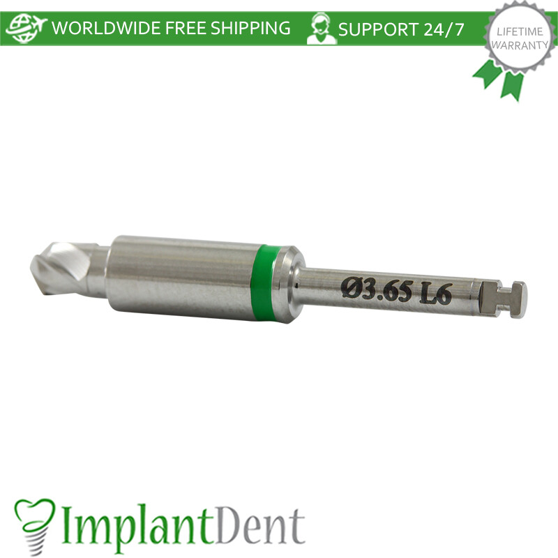 1 Straight Drill Integral Stopper Ø3.65 External Irrigation Dental Tool Sur gery