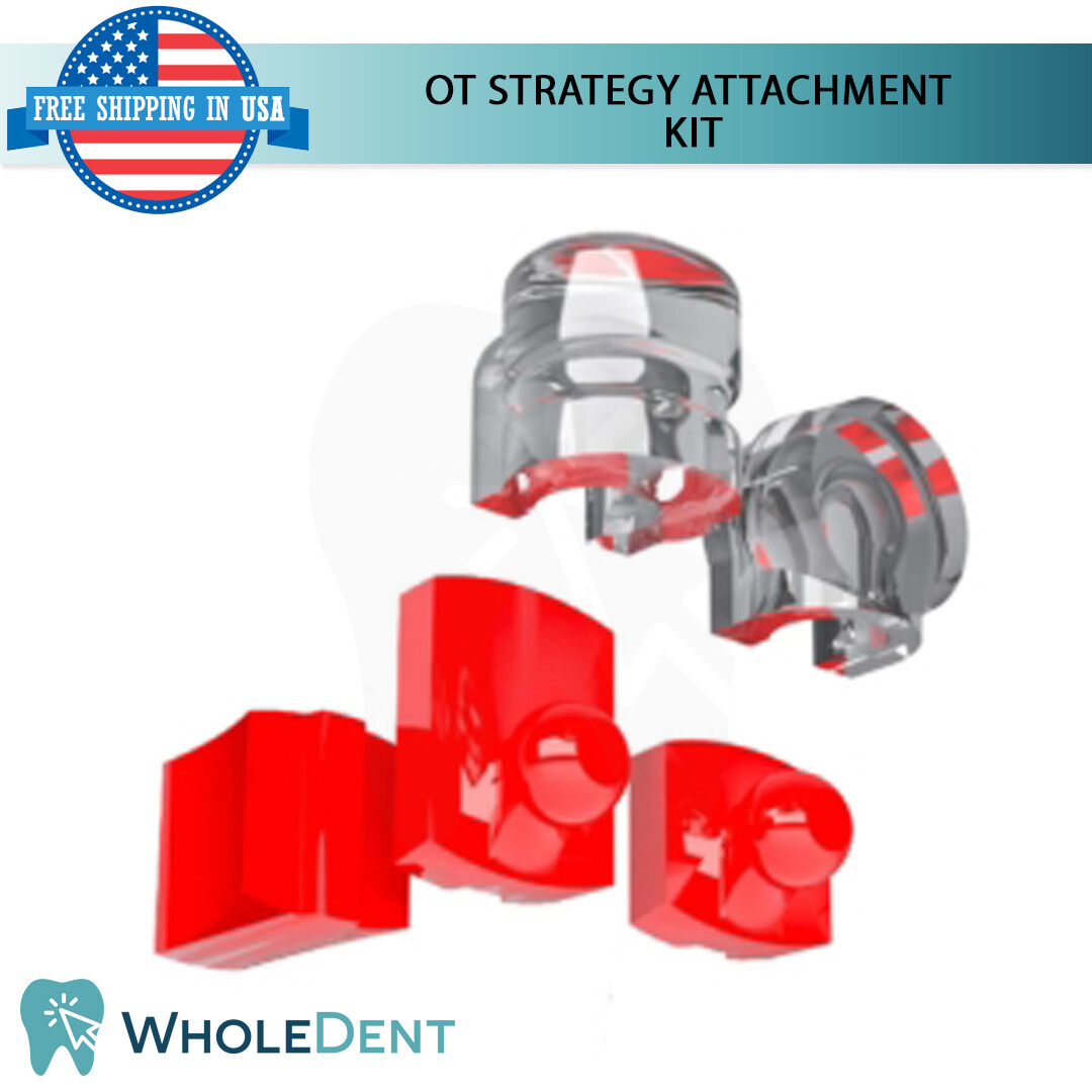 OT Strategy Attachment Kit Castable Spherical Ball Retentive Caps Dental Iplant