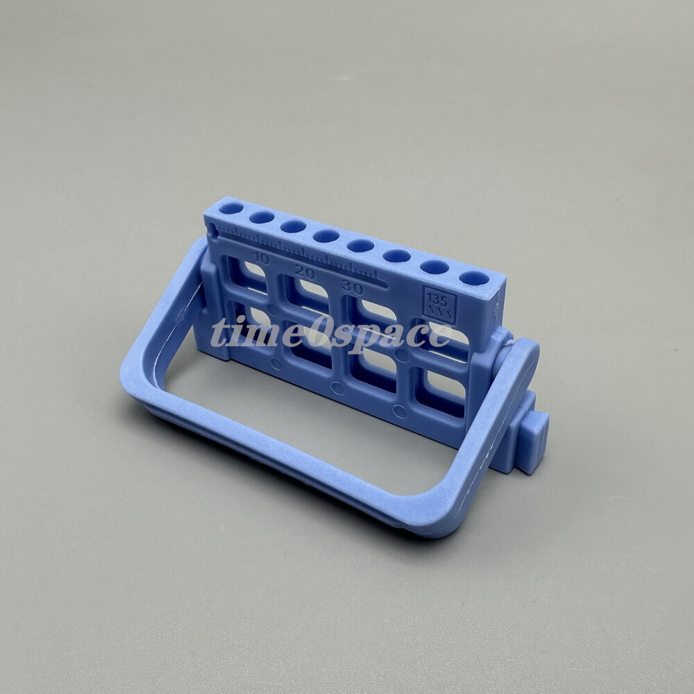 Dental Endo Files Block Holder Stand Autoclave Disinfection Box 8/16 Holes