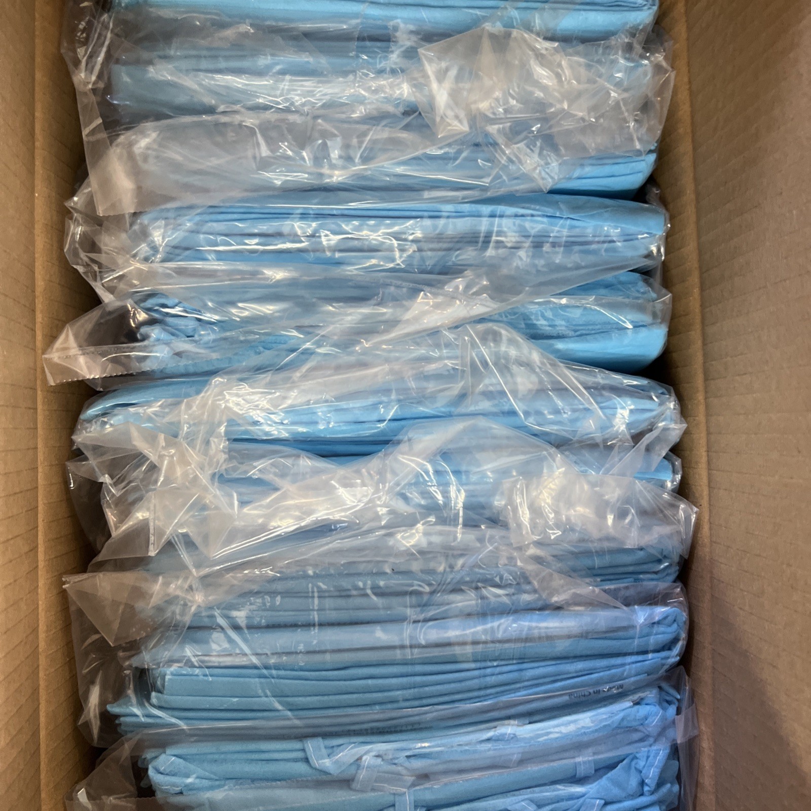 Case Of 100 ProCure Isolation Gown Blue. PC149 Non Sterile Exp. 2/2030 Universal